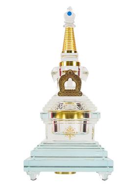 水晶菩提塔佛塔供佛七供宝