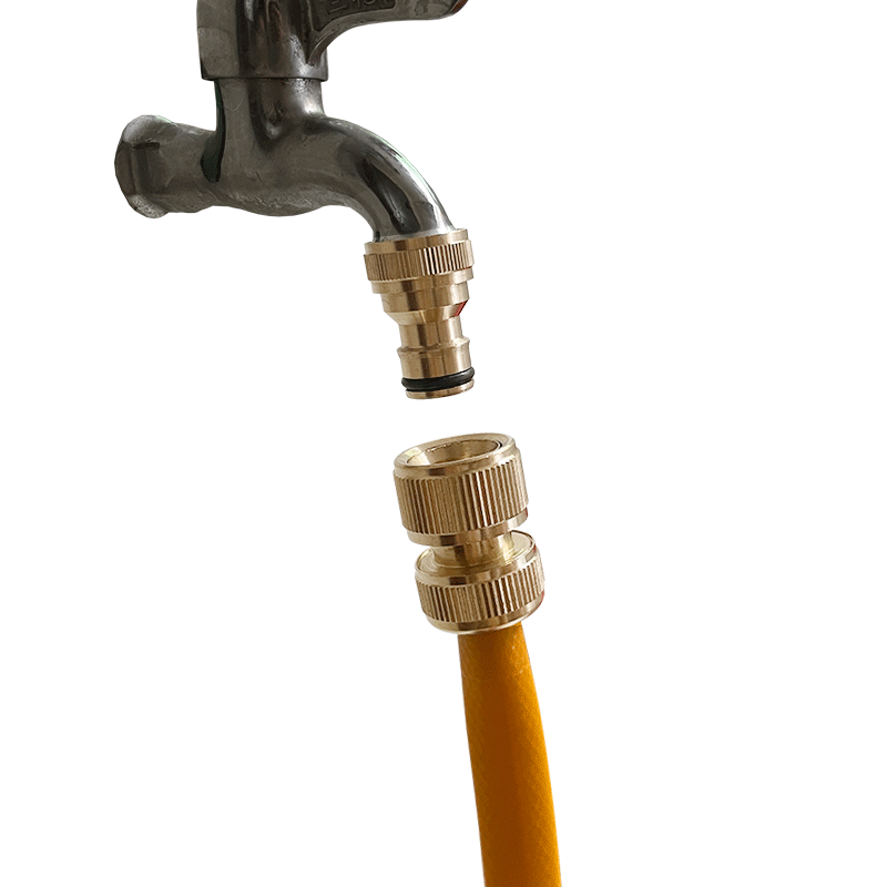 铜4分水管快速接头 奶嘴洗衣机水龙头软管对接自来水转换水枪配件