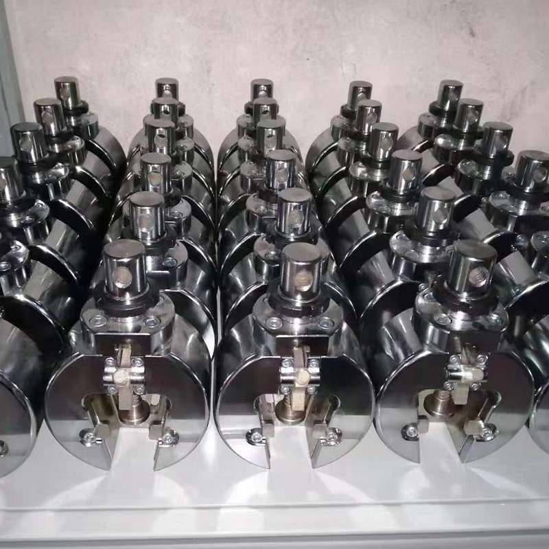 拉力试验机夹具钳口电子万能试验机配件辅附具钳口楔形拉伸夹具体图片