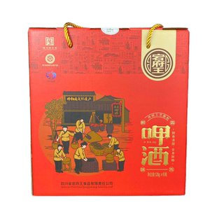 渠县特产宕府王张呷酒咂酒120g*6瓶礼盒装低度高粱杂酒甜酒冲泡酒