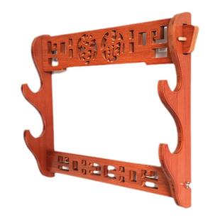 多层竹笛展示架笛子架子箫架洞箫摆放架挂墙笛箫架子琴行楠竹材质