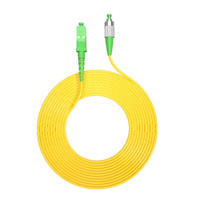 广电APC跳线scapc-FCAPC光纤跳纤斜八度SC/APC-FCUPC-LC单模光纤线scapc尾纤熔接线广电有线电视专用斜口跳线