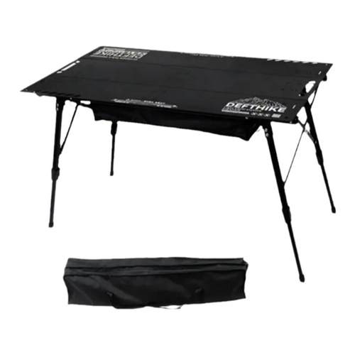 迪飞客战术三片桌户外露营可折叠铝板桌子便携升降IGT拓展蛋卷桌