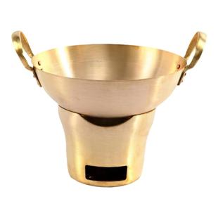 黄铜冬阴公汤锅双耳咖喱锅泡饭东南亚风格餐具泰菜餐具牛腩双耳锅