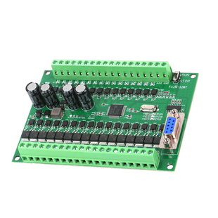 简易型工控板PLC可编程控制器FX2N 32MR 32MT继电器国产模板RS232