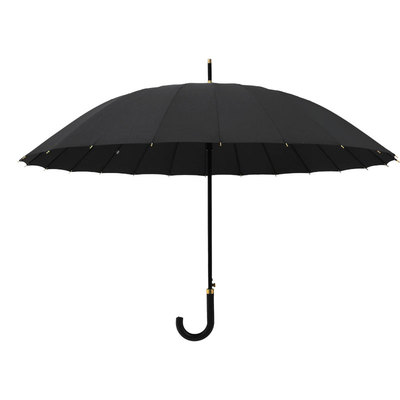 雨伞结实长柄24骨防风暴雨专用伞