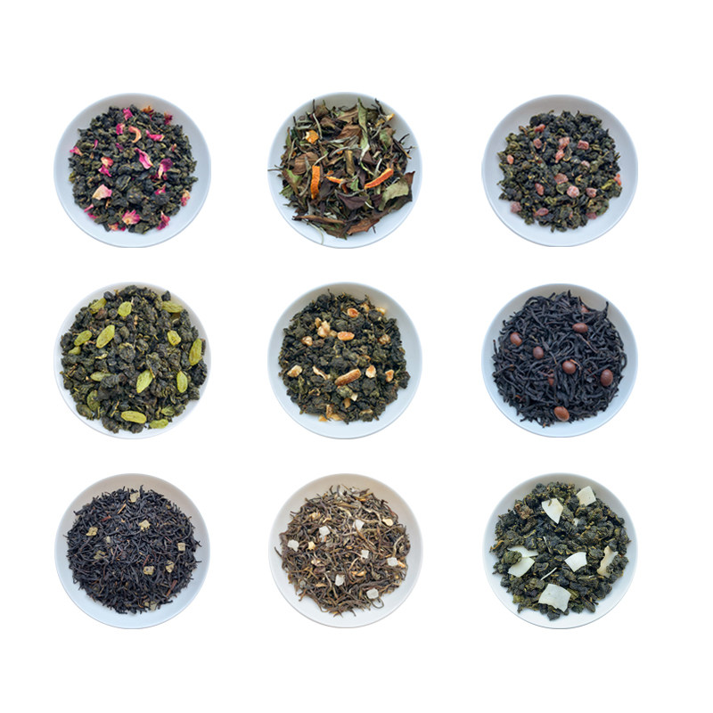茶叶样品鸭屎香茉莉绿茶白桃山茶花乌龙锡兰红柠檬奶茶茶拿铁原料
