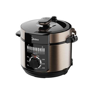 美的电压力锅家用智能6L双胆高压锅全自动多功能压力饭煲旗舰正品