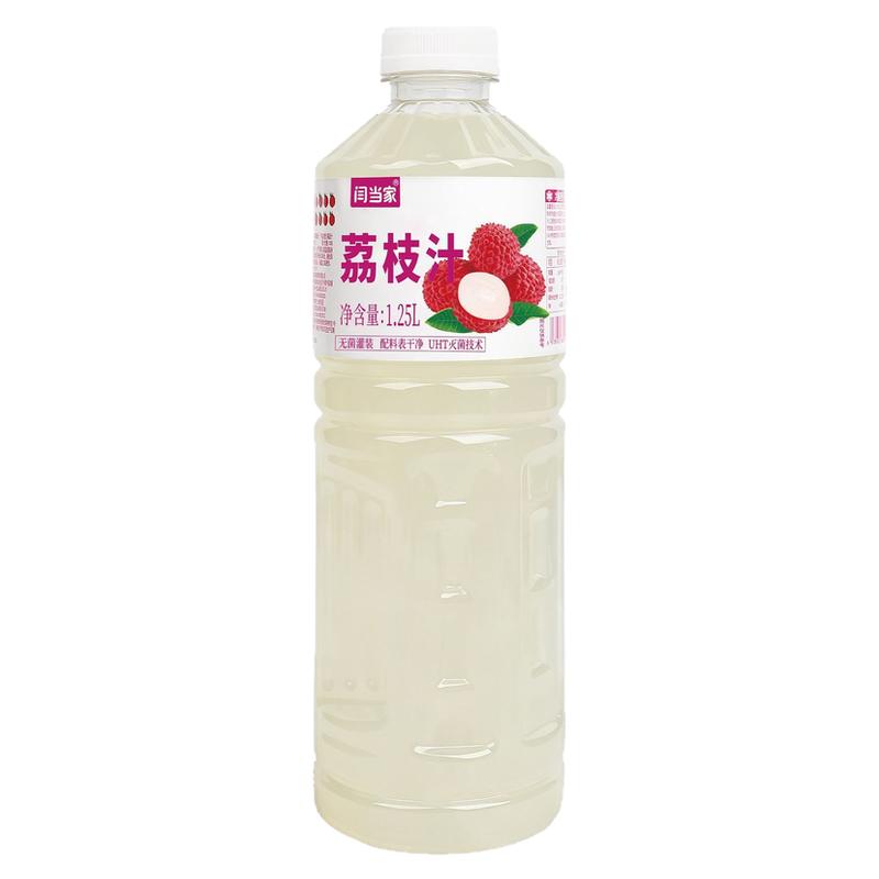鲜果制作新货荔枝汁1.25L整箱