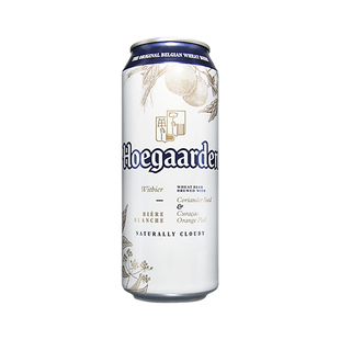 整箱12听 Hoegaarden福佳白啤酒 比利时风味精酿啤酒500ml