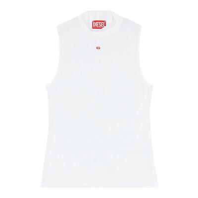 DIESEL女士白色修身背心