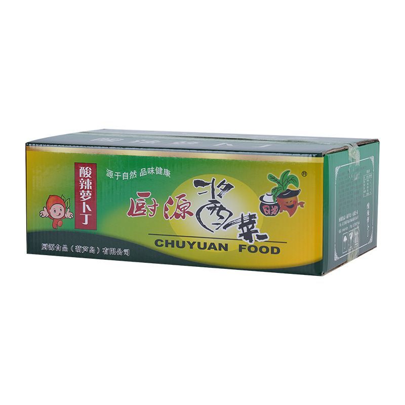厨源酸辣萝卜丁批发整箱咸菜香脆腌制/榨菜/泡菜