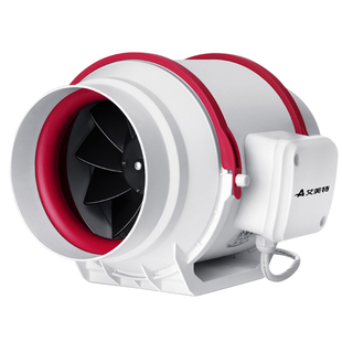艾美特管道风机换气扇管道抽风机强力静音排风扇增压大功率排气扇