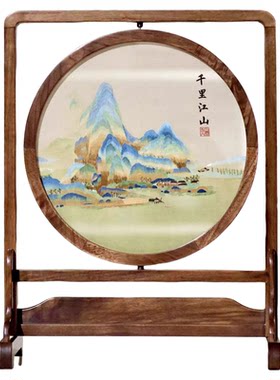 手工刺绣礼品中国特色湘绣双面绣