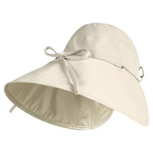 加大帽檐防晒帽子女款2025新款夏季冰丝空顶渔夫帽防紫外线太阳帽