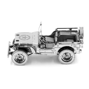 3D立体铁艺威利斯吉普车模型 DIY金属拼图模型玩具创意礼品摆件