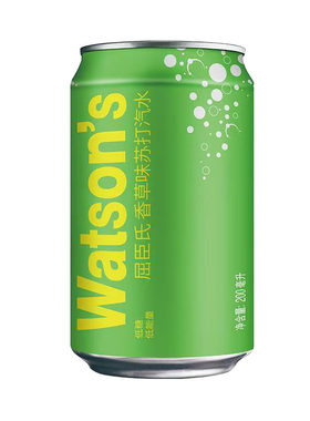屈臣氏苏打水迷你罐汽水200ml