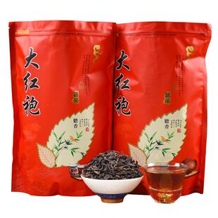 2025新茶大红袍茶叶一级醇香型乌龙茶散装袋装500g包装福建兰花香
