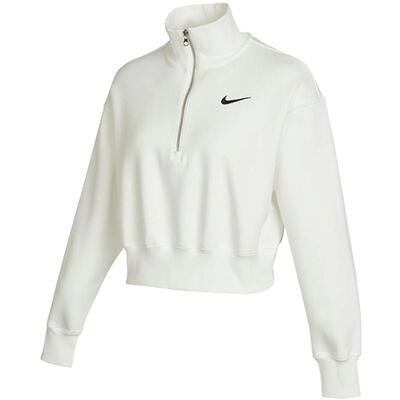 【自营】耐克女子休闲宽松舒适潮流时尚短款运动套头衫DQ5768-063