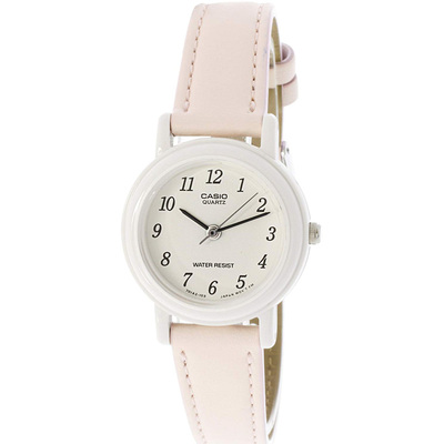 卡西欧粉色学生简约风女表简约