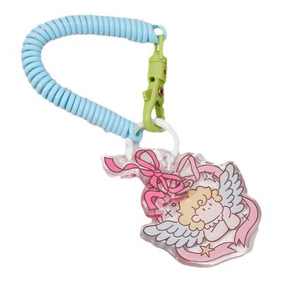 小天使亚克力弹力绳挂件