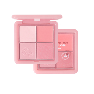 HOLD LIVE小粉冻腮红粉雾四色腮红膏腮紫提亮膨胀自然修容收缩色