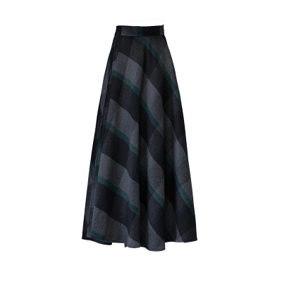 毛呢半身裙家宁服饰a字长裙