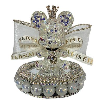 汽车摆件饰品中控台女生水钻高级感小熊可爱车内摆台车载装饰皇冠