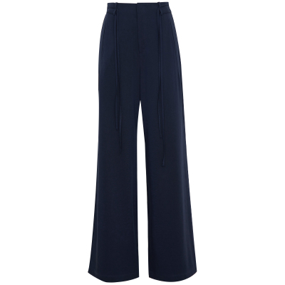 夏莫卡莱赛尔天丝阔腿裤