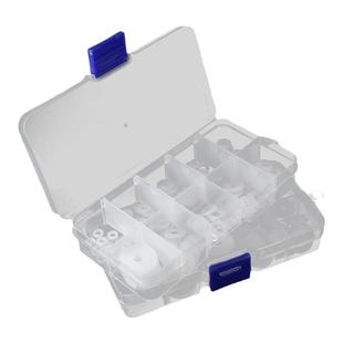 软硅胶垫片螺丝密封垫防水垫圈套装盒装黑色橡胶丁腈平垫片大全