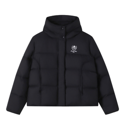 Kappa卡帕短款连帽羽绒服外套