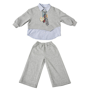 女童套装春秋2026新款儿童洋气时髦小女孩韩系穿搭两件套衣服春装