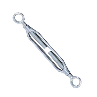 双圈开体花篮螺丝OO型钢丝绳拉紧器镀锌花兰螺栓花蓝张紧收紧线器