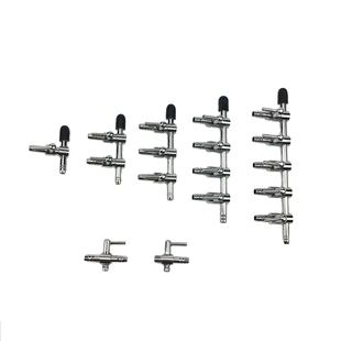 不锈钢独立开关调节阀鱼缸氧气管分流器增氧打增分配调气阀分气阀