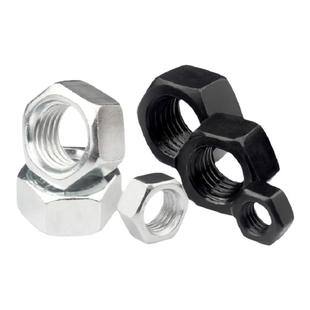 反牙/细牙六角螺母 左旋左牙螺帽反丝反扣螺丝帽大全M3M4M5M6-M24