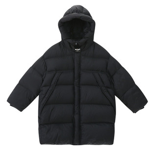 女大童羽绒服2025冬装新款初中生女孩90白鸭绒加厚中长款羽绒外套