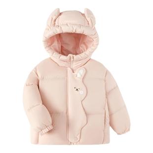 男童羽绒服儿童冬装新款幼童宝宝冬季厚款女童白鸭绒外套衣服童装