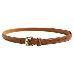 OFFIY-时髦精BI入百搭小物明线头层牛皮细腰带皮带女