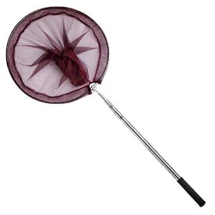 不锈钢抄网竿捞鱼网抄伸缩杆钓鱼抄网套装组合全套折叠网兜抄网头