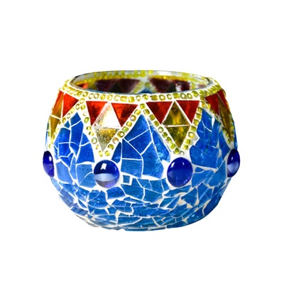 手工diy马赛克烛台材料儿童亲子