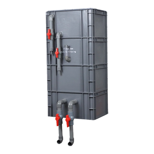 锦鲤周转箱过滤箱锦鲤diy 鱼池自制鱼缸鱼粪便沉淀仓滴流盒过滤盒