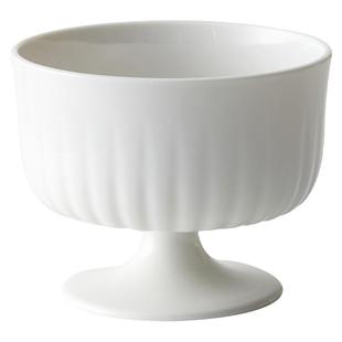 米立风物创意陶瓷高脚杯冰淇淋甜品杯子早餐燕麦牛奶杯复古咖啡杯