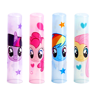 桶装32个正版小马宝莉铅笔帽铅笔套女孩小学生一年级卡通高颜值笔套保护套短铅笔盖铅笔头延长器延长杆笔套管