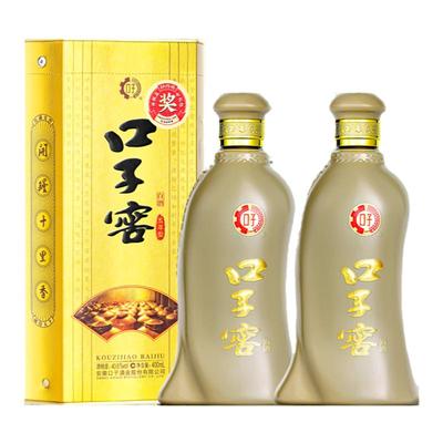 口子窖5年型40.8度/46度白酒2瓶