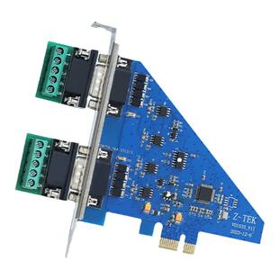 力特电脑PCI-E转串口卡PCIE转com九针多串口扩展卡2口RS485卡422