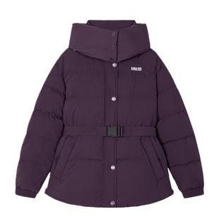 ANNA SUI安娜苏运动 Master大师系列 白鹅绒收腰可拆卸连帽羽绒服