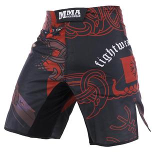 MMA短裤搏击运动健身UFC综合格斗训练泰拳裤子散打柔术跑步肌肉夏