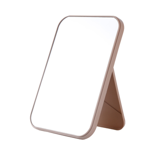 镜子桌面立式折叠学生宿舍台式办公室家用随身便携塑料化妆镜