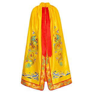 定制2024红金龙披风佛像双龙佛袍神明菩萨财神关帝庙斗篷五爷龙袍