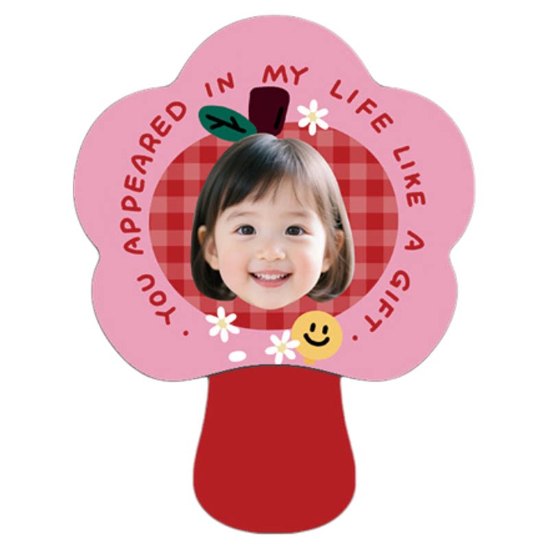 丸塔手持化妆镜子手拿镜子印图定制图案照片logo定制便携随身镜女